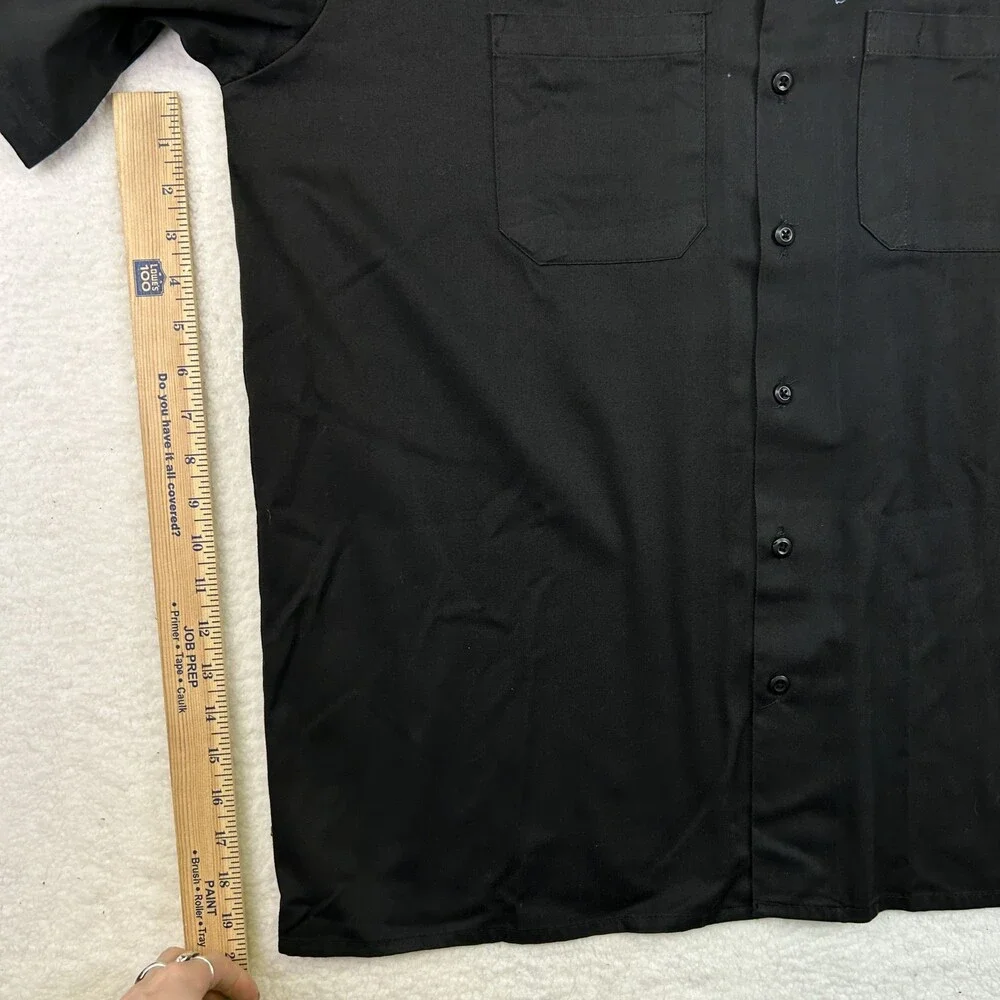 Choppers Button-Up Shirt Mens XL Black Biker Rally Fayetteville 2011 Motorcycle